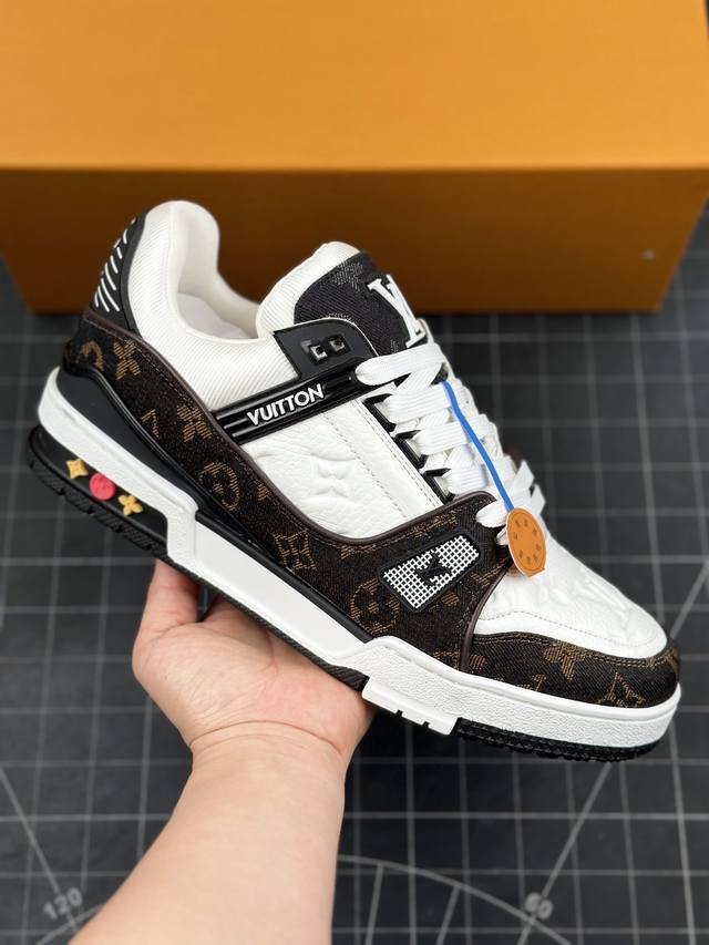 Louis Vuitton 路易威登 Lv Trainer 低帮休闲板鞋 全新版本 原版购入 历时两个月调试开发打造 Zp级全套包装 完美楦型 正确卡色 大底t