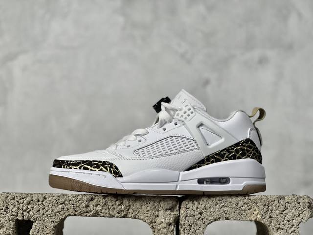Pz 放店私 Jordan Spizike Low Aj 乔丹合体元素 文化休闲板鞋 Hj9019-100 #整双鞋在 Air Jordan 5 Low 廓形的