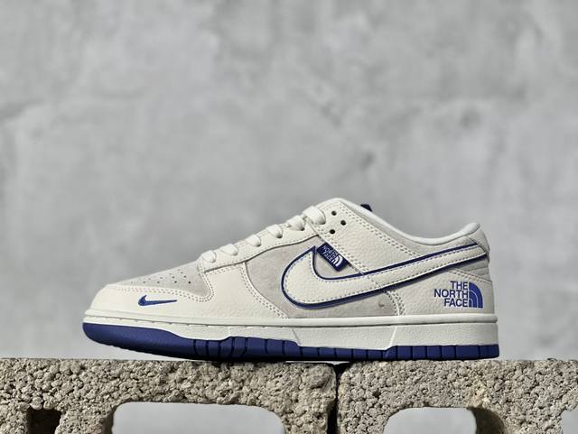 Nk Sb Dunk Low 北面联名-米白白蓝勾 周年高端定制 低帮休闲板鞋 Kk1333-007 #定制鞋盒 大厂纯原品质出货 超高清洁度 皮料切割干净无任