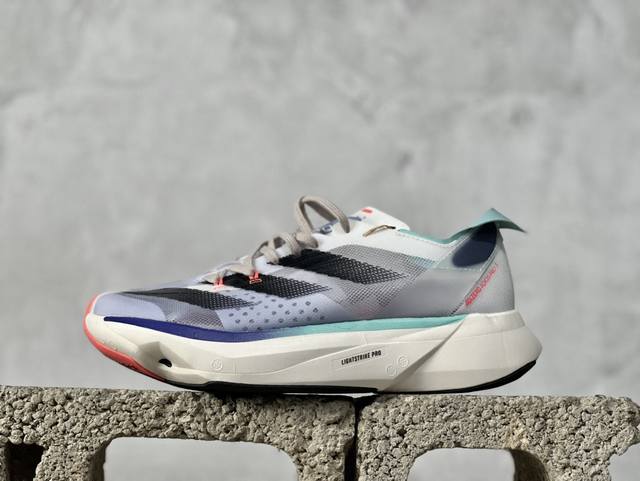 Bs版 Ad Adizero Adios Pro 3 轻盈跑鞋 耐磨减震专业跑步鞋 冲向目标，一路向前，不断挑战和突破自我 无论是平时训练还是马拉松，让这款ad