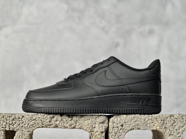Xl性价比 Nike Air Force 1 Low 07 全黑 原楦头原纸板 打造纯正低帮空军版型 专注外贸渠道 全掌内置蜂窝气垫 原盒配件 原厂中底钢印、拉