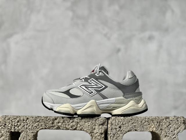 C版 放店私 童鞋 New Balance Nb 9060系列 新百伦魔术扣童鞋 Pv9060Gry #亲子必备款 独家私模开发 原厂麂皮材质 原数据原档案比对