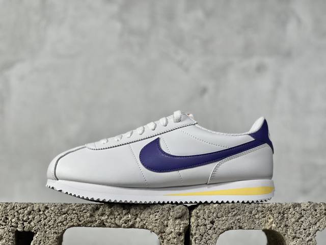 Pf版 Nk Classic Cortez 阿甘皮面休闲跑鞋 货号：Dm4044-106 尺码：35.5-45
