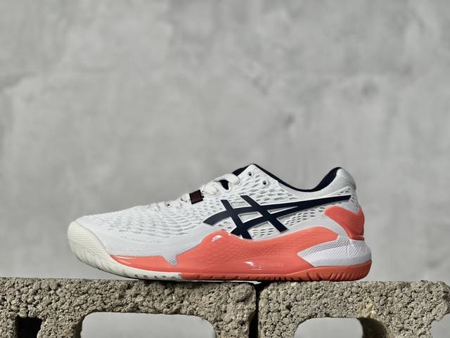 Asics亚瑟士网球鞋男小德球鞋 Court Ff3 Novak德约科维奇专业球鞋 专业跑步鞋鞋减震助弹防滑气跑步鞋 高帮减震助弹 亚瑟士是专业的跑步鞋款 脚后