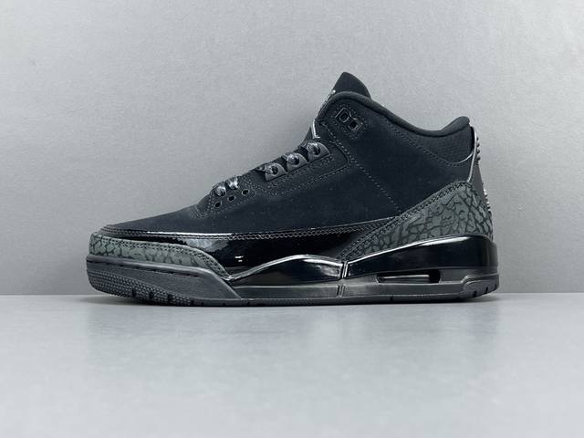 渠道优势，！ Og版 Aj3 Jordan Air Jordan 3 Retro Black Cat 舒适百搭 中帮 复古篮球鞋 男款 黑猫 尺码40-47.5