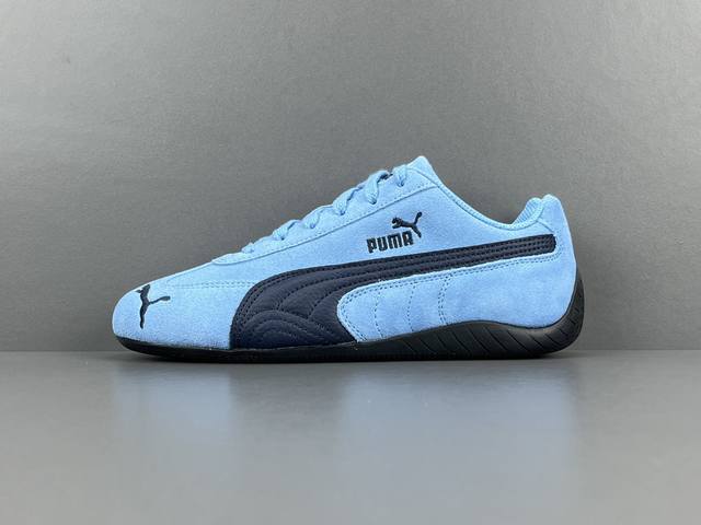 渠道优势 ！ 纯原版 彪马 彪马puma Speedcat Og White Red 极速赛车系列低帮德训风拼接复古百搭休闲运动赛车鞋“翻毛黑蓝 Logo” 货