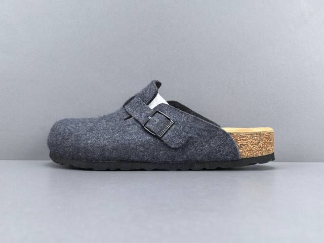 渠道优势，！ 外贸版 勃肯 Birkenstock 皮革 休闲舒适搭扣 包头拖鞋 男女同款 尺码 35 36 37 38 39 40 41 42 43 44 4