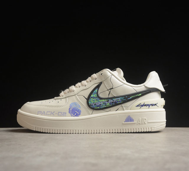 Ambush X Nk Air Force 1'07 Low Punk Future 联名款 赛博朋克风系列 空军一号低帮休闲板鞋 Dv3464-020 原楦头