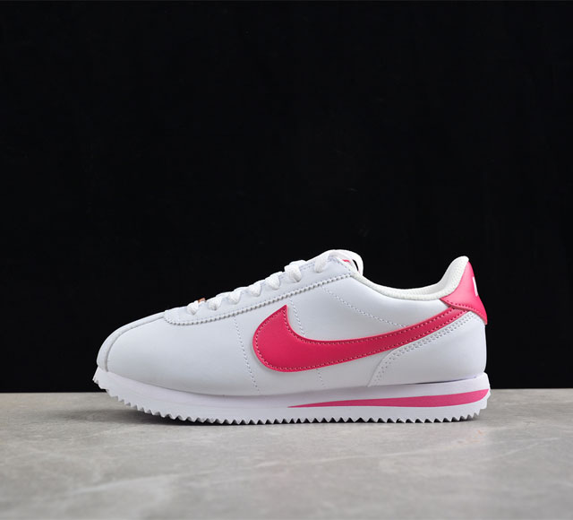 Nk Classic Cortez Leather 阿甘复古初代皮革慢跑鞋 Hf0263-001 #缓震防滑耐磨同源头层皮料 原厂模具 公司级标准检验qc 完美