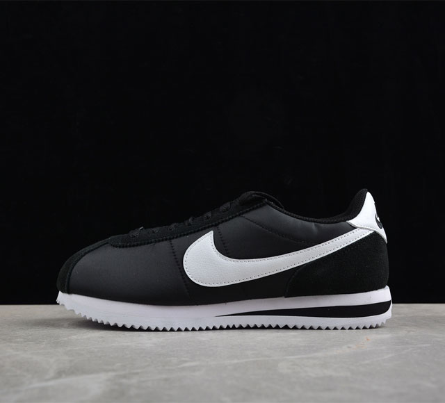 Nk Classic Cortez Leather 阿甘复古初代皮革慢跑鞋 Hf0263-001 #缓震防滑耐磨同源头层皮料 原厂模具 公司级标准检验qc 完美