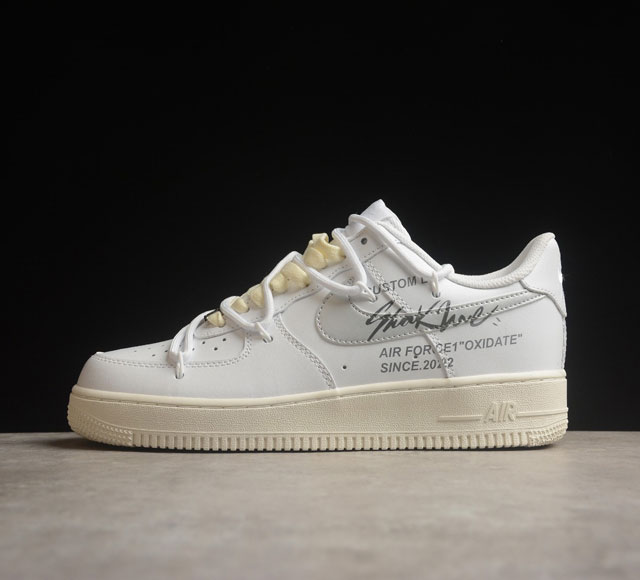 Nk Air Force 1'07 Low 银勾off风 空军一号绑带低帮休闲板鞋 Zh0316-051 打造纯正空军版型#专注外贸渠道 全掌内置蜂窝气垫 #原