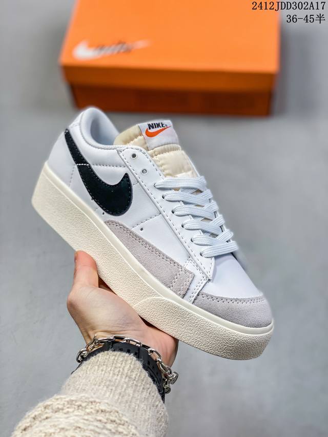 耐克nike Wmns Blazer Low Lx 开拓者 低帮百搭休闲运动板鞋 货号dj0292 尺码：36 36.5 37 38 38.5 39 40 40