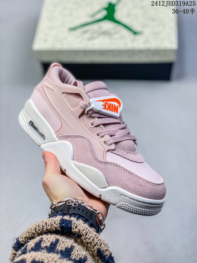 Air Jordan Aj4 Rm 重制版低帮复古篮球鞋 实拍首发 采用了低帮的设计 并保留了众多aj4的经典元素 鞋身以皮革 麂皮材质拼接打造 Aj4经典的t