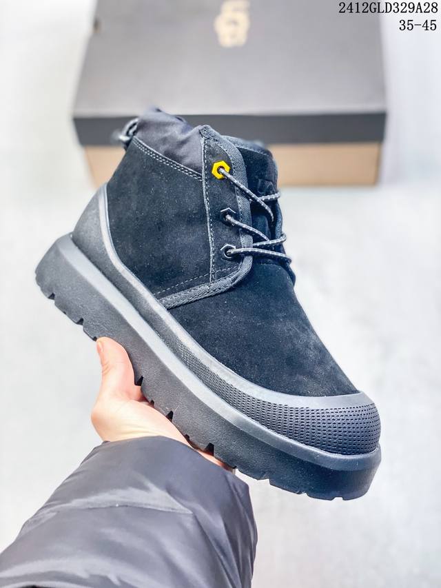 市面顶级版本 Ugg 塔斯曼中筒 王一博同款 4Cm厚底 长筒 小红书爆款 广州外贸大厂生产 鞋头到鞋垫真羊皮毛一体 区别市面任何版本 4Cm厚底 独立原版开发