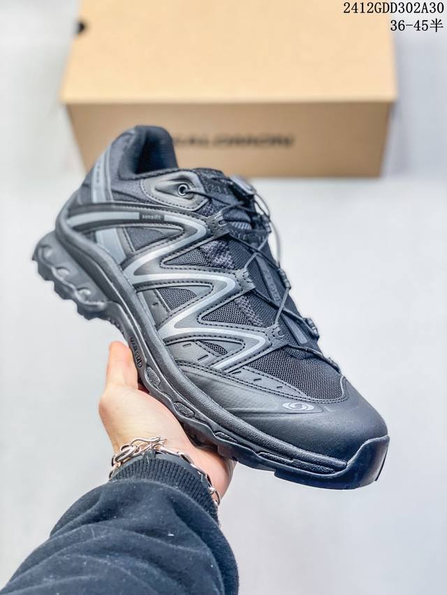 公司级法国户外品牌-萨洛蒙 Salomon Xt-Quest Adv Xt 3D探索者系列 纯原版本 潮流越野机能户外休闲运动跑步鞋 采用透气网布与防护皮革组合