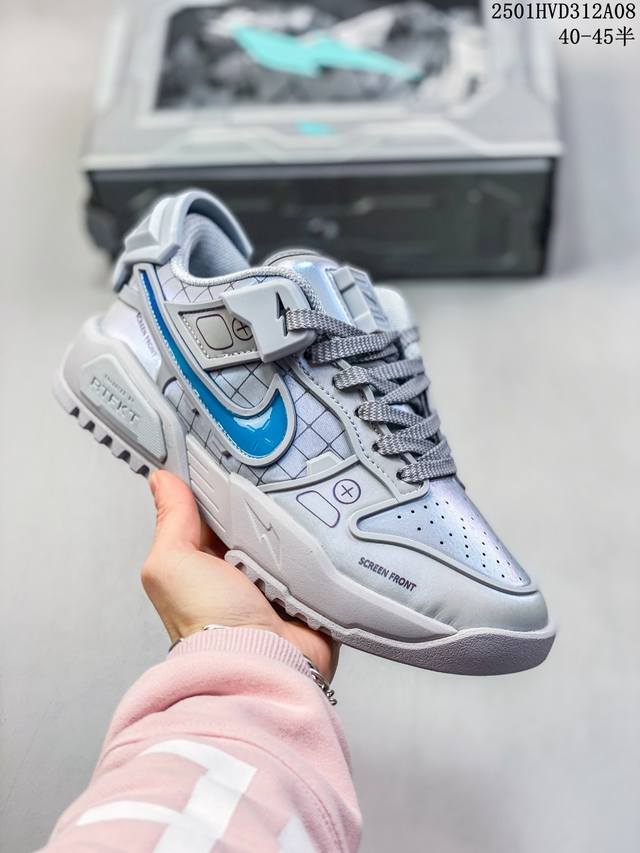 纯原版本nike 耐克 升级原楦数据开发版型，采用耐弯折pvc复合网布鞋面材质，内置全掌air Sole气垫，中底搭载缓震eva物料组合防滑耐磨橡胶外底 元宇宙