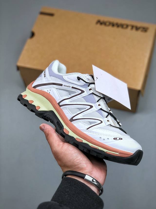 Salomon Xt-6 Gtx Expanse 萨洛蒙户外越野跑鞋 鞋面采用sensifit贴合技术 全方位贴合包裹脚型 鞋跟部鞋底牵引设计 提供强大的抓地性