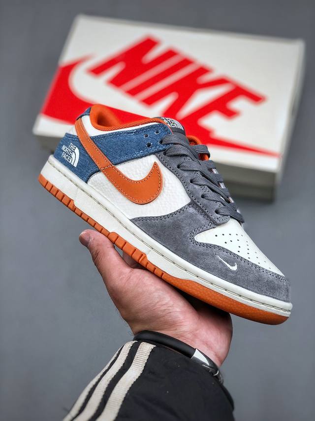 Nike Sb Dunk Low X The North Face 白灰蓝小钩满天星纯原大厂出品 极力推荐原装头层材料 独家版型蒸餾加工帶來的是更好的视觉和脚感