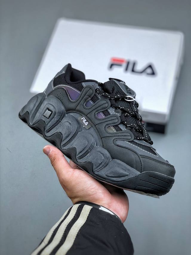 斐乐fila 可颂面包鞋 系列老爹风增高复古中性休闲运动慢跑鞋 货号：F12M342103Fib 尺码：35-44 半