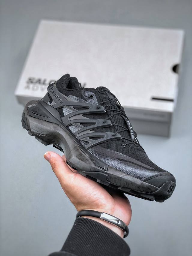 绿x版 Salomon萨洛蒙 Xt Pu.Re Advanced 舒适百搭减震透气 低帮 越野跑步鞋 男女同款 黑色 萨洛蒙潮流越野机能户外功能鞋 纯原外贸平台