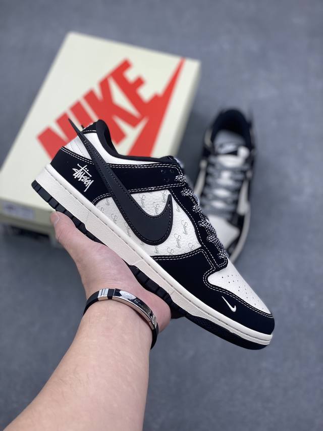 Nike Sb Dunk Low &Ambush&斯图西联名 黑线” 周年高端定制 低帮休闲板鞋 定制鞋盒 大厂纯原品质出货 超高清洁度 皮料切割干净无任何毛边