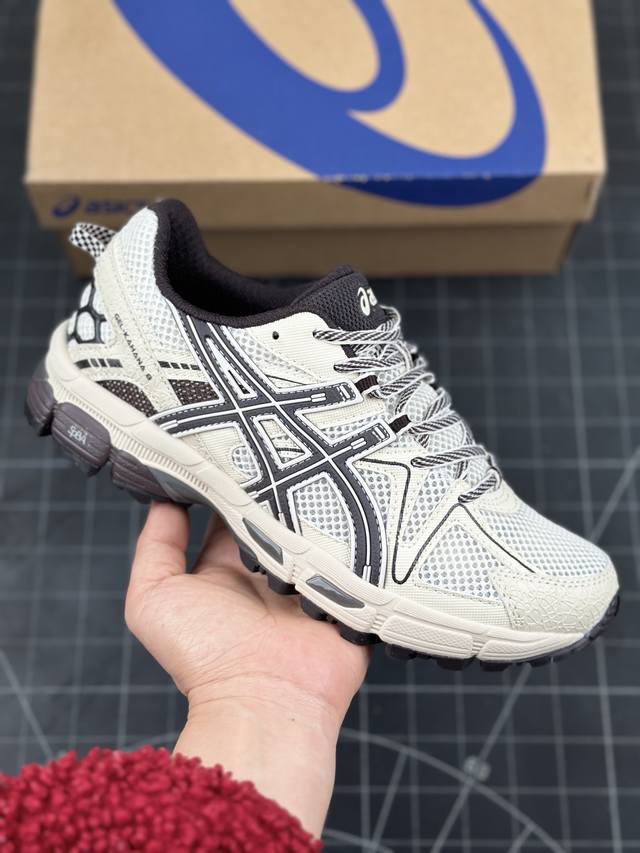 Asics Gel-Kahana 8 Cn 亚瑟士越野跑步鞋抓地稳定运动鞋缓震耐磨跑鞋 融合机能和户外潮流强势回归 核心科技gel内置于后跟 配合speva弹性