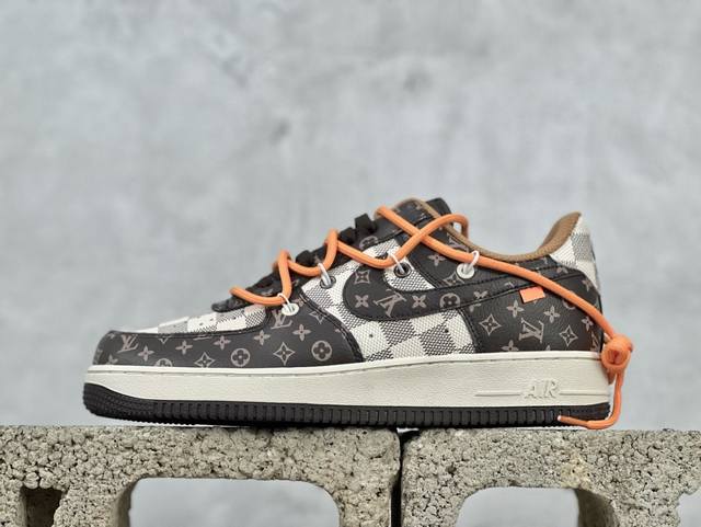 Nk Air Force 7 Low 空军一号百搭休闲运动板鞋 Diy得物定制配色 柔软、弹性十足的缓震性能和出色的中底设计 横跨复古与现代的外型结合 造就出风