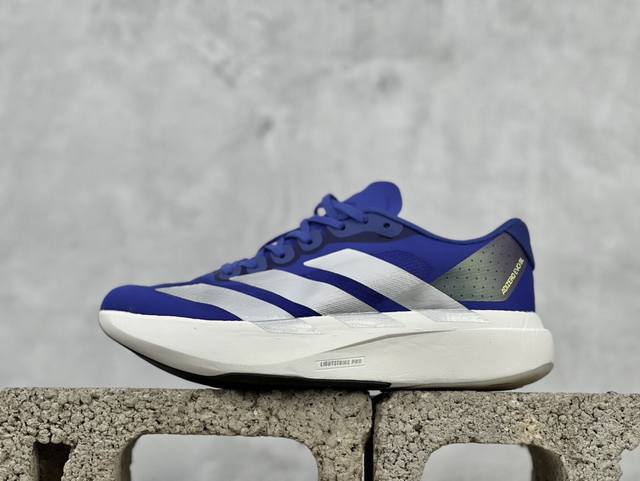 Ad Adizero Evo Sl Jr3417 阿迪超轻透气缓震跑鞋 #以令人难以置信的138克重量，刷新了跑鞋轻量化的记录，阿迪在材料科学和工艺技术上的深厚
