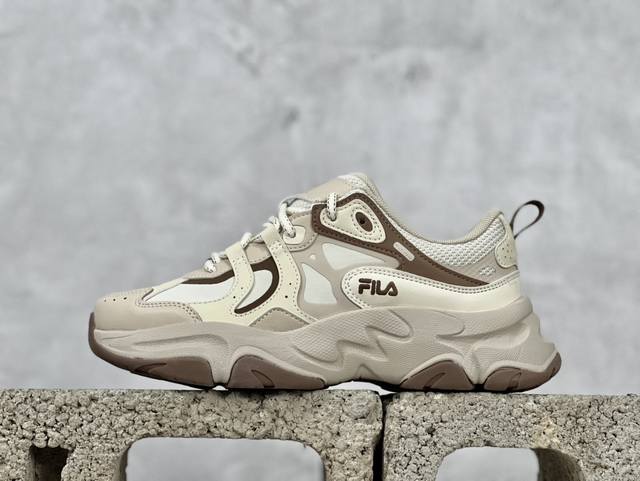 Fila Fusion斐乐潮牌防滑耐磨休闲百搭 低帮老爹鞋 F12W442102Fep 尺码：35-40