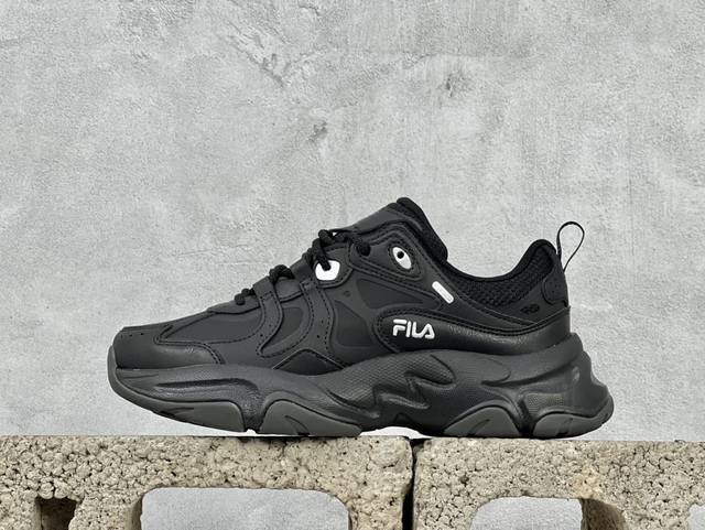 Fila Fusion 斐乐潮牌 厚底硬糖一脚蹬 T12W33 2Fbk 尺码：35.5 36 36.5 37.5 38 38.5 39 40