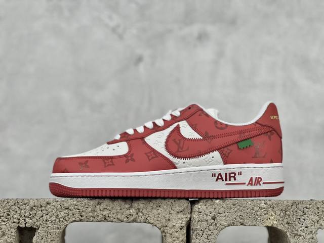 Louis Vuitton X Nk Air Force 1 联名款 空军一号低帮休闲运动板鞋 毫无疑问 今年的鞋王非 Lv X Nike Air Force1