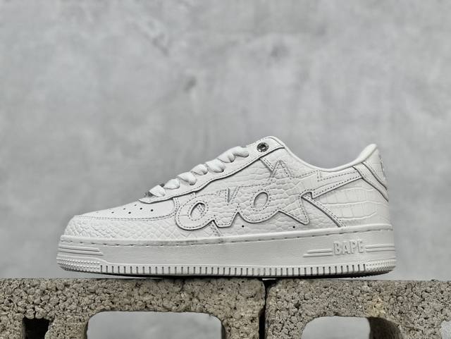 纯原版本 Yh扫描版 A Bathing Ape Sta 经典潮流 时尚板鞋 男女同款 Bape Sta 是 Bape 旗下的一款运动鞋系列。Bape Sta