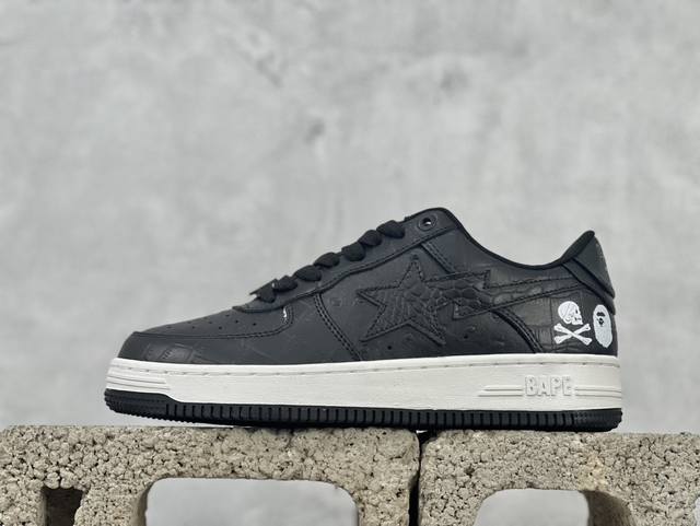 纯原版本 Yh扫描版 A Bathing Ape Sta 经典潮流 时尚板鞋 男女同款 Bape Sta 是 Bape 旗下的一款运动鞋系列。Bape Sta