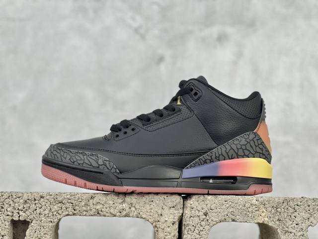 Pb版 Air Jordan Aj3 Retro 彩虹 原纸板楦头开发 进口头层皮料 完美鞋型匹配公司货 正确鞋舌立体高频 最新原厂底模 大底卡色咬花完美 鞋柜