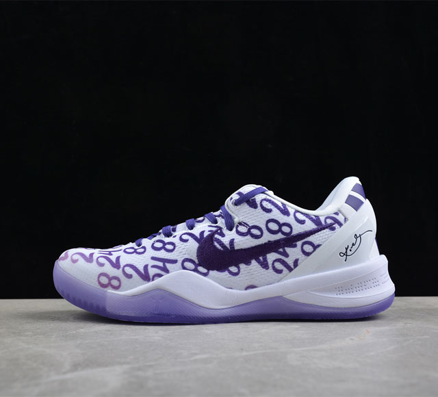 纯原版本 Nk Kobe 8 System 科比8代 男子实战篮球鞋 Fq3549-100 #Protro复刻版开发货品 全鞋身材料卡色独家定制 尺码：39 4
