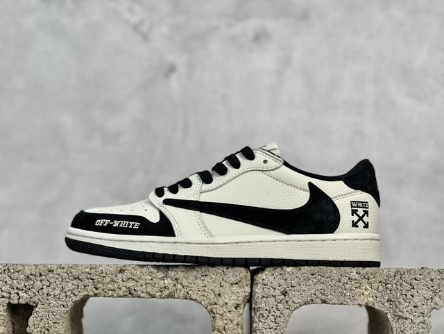 本地 Travis Scott X Fragment Design X Air Jordan 1 Low Og Sp Aj1 乔1 Off-White联名 百搭