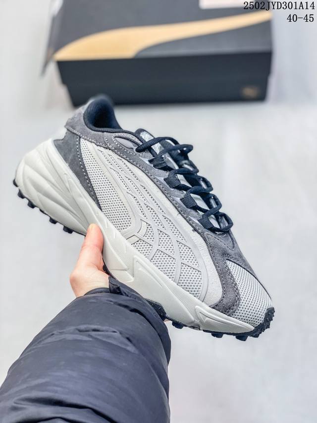 Puma 彪马 Puma Spirex Speed 异型蛛网标男子舒适耐磨时尚休闲运动跑步鞋 396434 类型：男鞋 码数：40 41 42 43 44 45