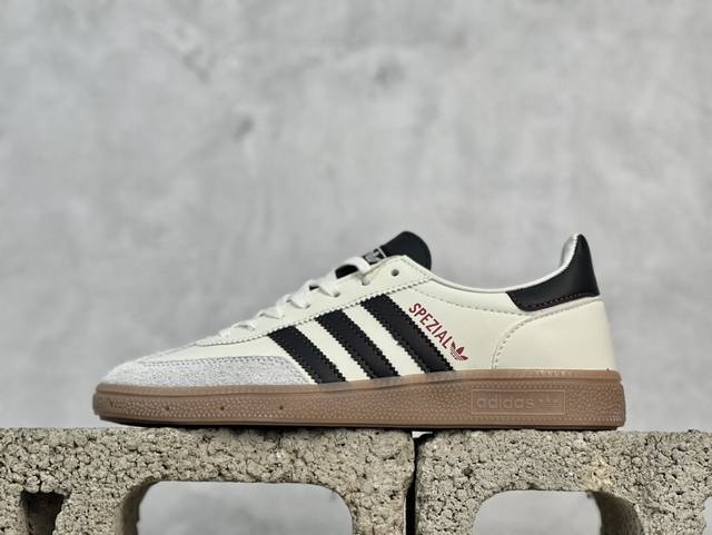 放店私 R版 Adidas Handball Spezial 复古单品 阿迪达斯经典款复古休闲板鞋 #原厂原档案开发出品 皮料切割干净无任何毛边 鞋型细节完美