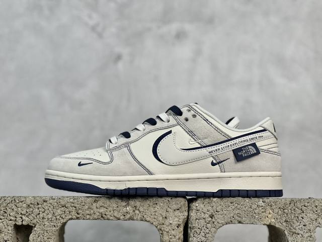 放店私 Nk Sb Dunk Low 北面联名 猪八白蓝勾 周年高端定制 低帮休闲板鞋 Dm6868-023 #定制鞋盒 大厂纯原品质出货 超高清洁度 皮料切割