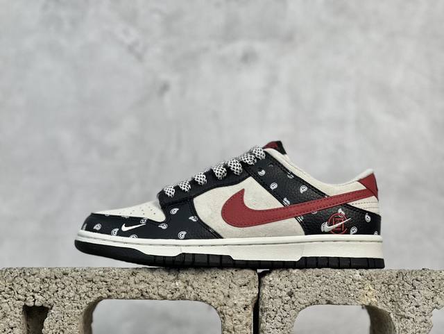 放店私 Nk Sb Dunk Low 冠希联名 涂鸦红勾 周年高端定制 低帮休闲板鞋 Dj2024-101 #定制鞋盒 大厂纯原品质出货 超高清洁度 皮料切割干