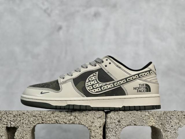 放店私 Nk Sb Dunk Low 北面 X Cdg 三方联名 周年高端定制 低帮休闲板鞋 Dm6868-015 #定制鞋盒 大厂纯原品质出货 超高清洁度 皮