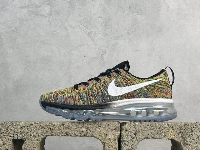 放店私 Yh版 Nike Air Max Flyknit 2014舒适百搭减震耐磨 低帮 休闲跑步鞋 Nike Flyknit Air Max 跑步鞋使用备受欢