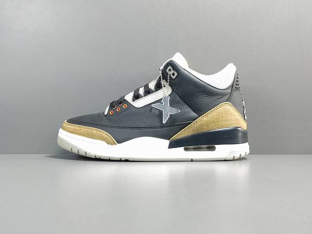 渠道优势，支持代发！ X版：顶级Aj3 黑棕 大象 Air Jordan 3 Resert ＂Desrt Elephant＂复古篮球鞋 男款 货号：Ct8532