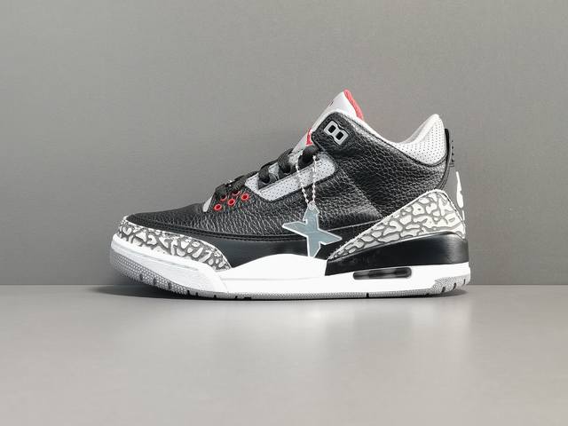 渠道优势，支持代发！ X版：顶级Aj3 黑水泥 Air Jordan 3 Retro Black Cement 2018 货号：854262-001 尺码：40