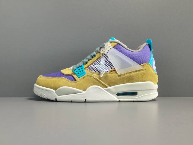 渠道优势，支持代发！ X版：Aj4 荒漠苔藓 Union La X Air Jordan 4 Reto Sp ＂Desert Moss＂货号：Dj5718-30