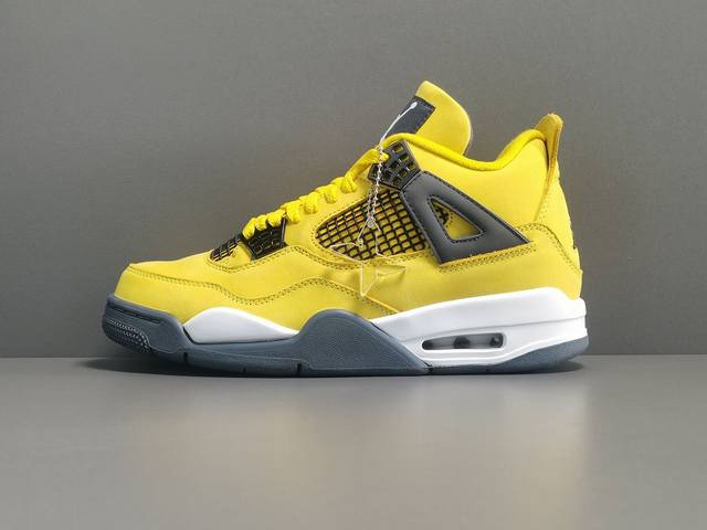 渠道优势，支持代发！ X版：Aj4 黄色 电母 Air Jordan 4 ＂Lightning＂货号：Ct8527-700 尺码：40-47.5