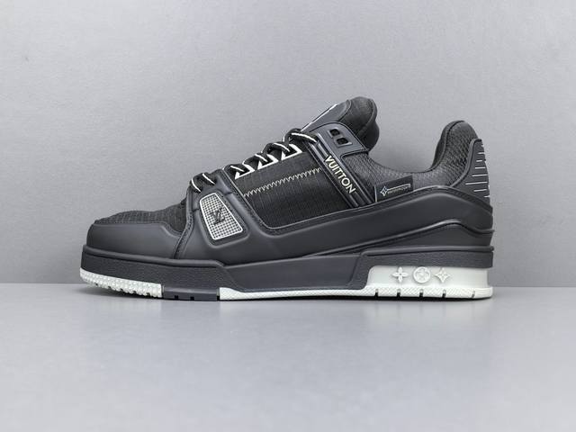 渠道优势 ！ 专柜版 驴牌 Lv Trainer 情侣限定系列 休闲 低帮 时尚板鞋 尺码 38 39 40 41 42 43 44 45 46 男款 注：此款