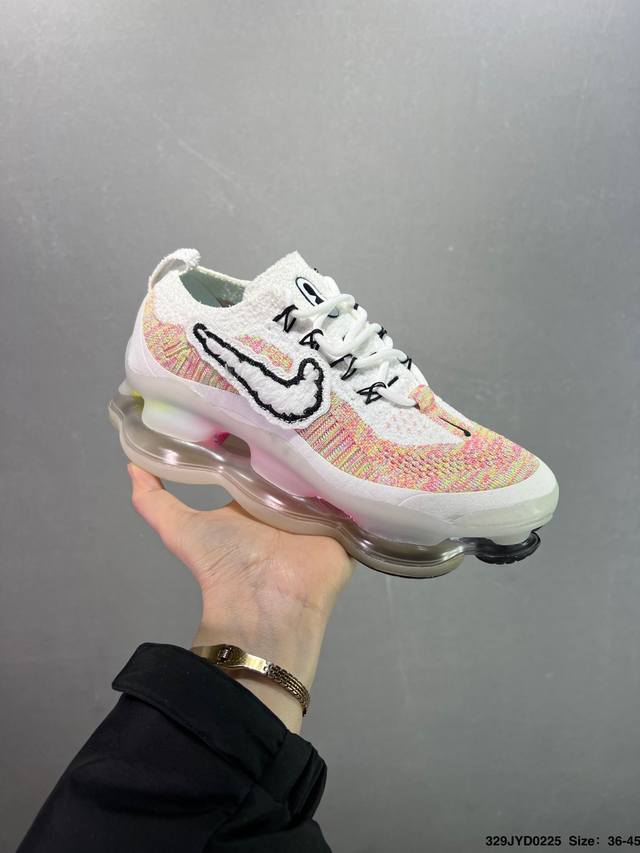 公司级Nk Air Max Scorpion Fk 次世代气垫搭载全掌长气垫鞋款 采用类似于 Vapormax Plus 和 Vapormax Flyknit