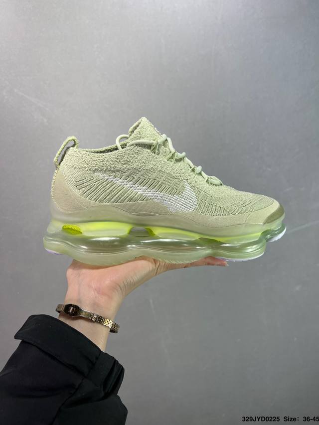 公司级Nk Air Max Scorpion Fk 次世代气垫搭载全掌长气垫鞋款 采用类似于 Vapormax Plus 和 Vapormax Flyknit