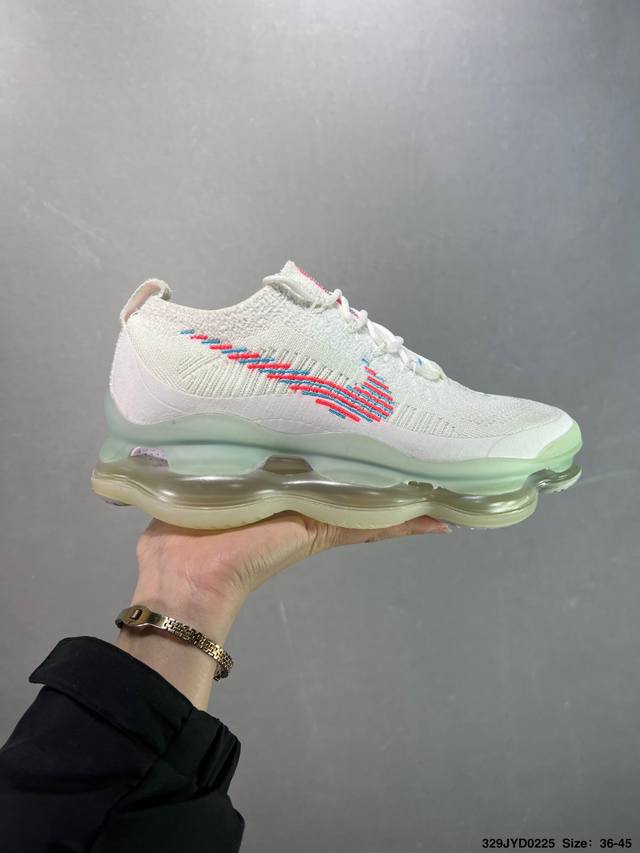 公司级Nk Air Max Scorpion Fk 次世代气垫搭载全掌长气垫鞋款 采用类似于 Vapormax Plus 和 Vapormax Flyknit